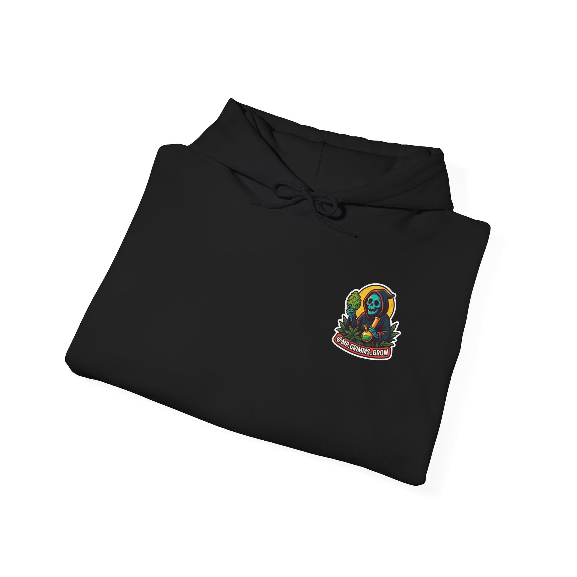 Mr. Grimm's Autoflower Genetics - Unisex Heavy Blend™ Hooded Sweatshirt - Black