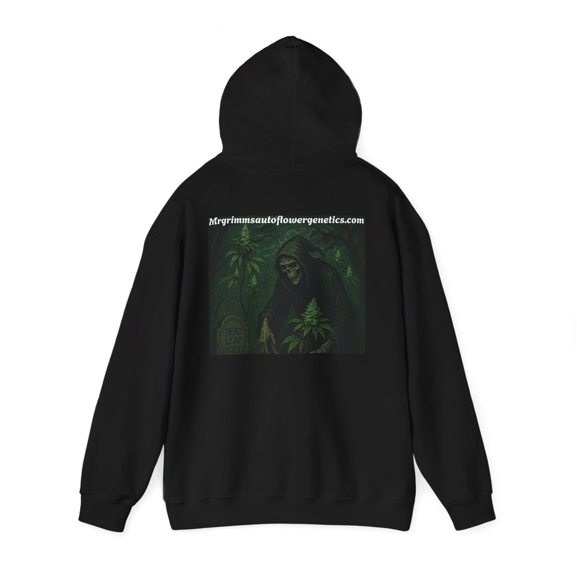 Mr. Grimm's Autoflower Genetics - Unisex Heavy Blend™ Hooded Sweatshirt - Black