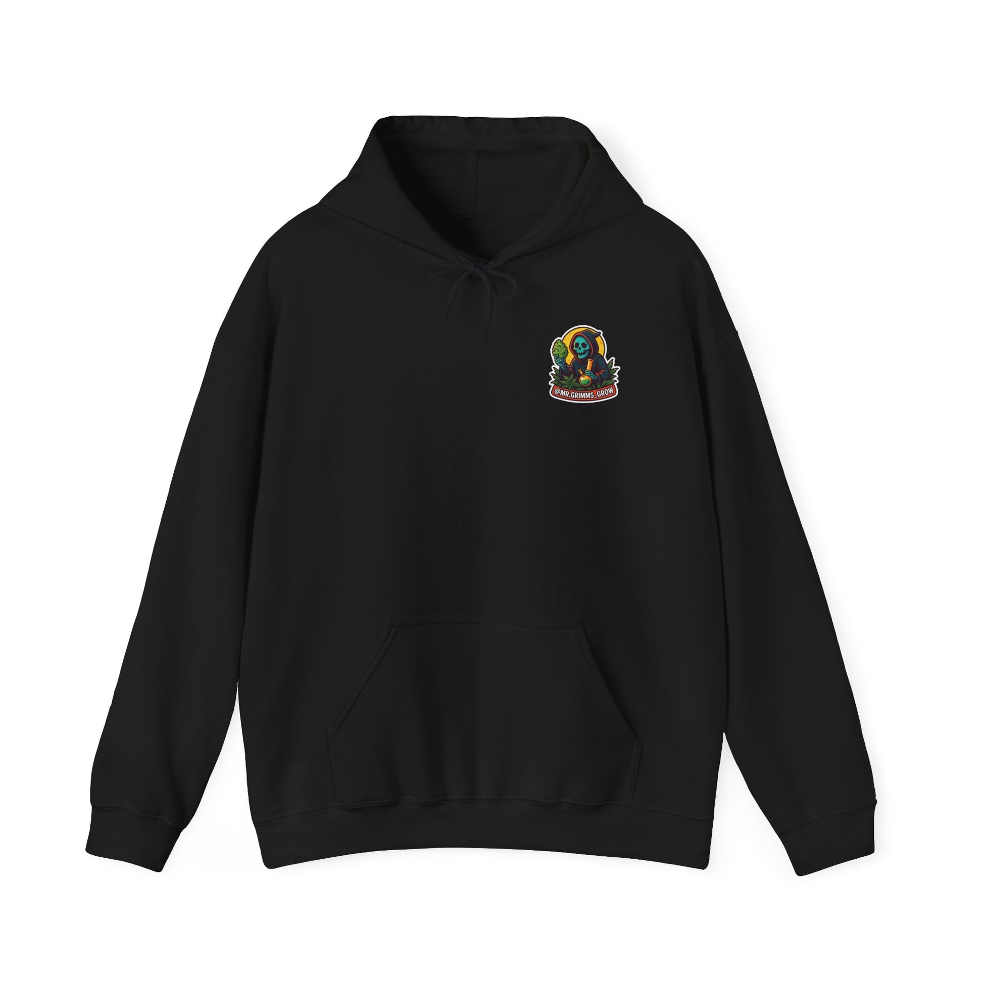 Mr. Grimm's Autoflower Genetics - Unisex Heavy Blend™ Hooded Sweatshirt - Black