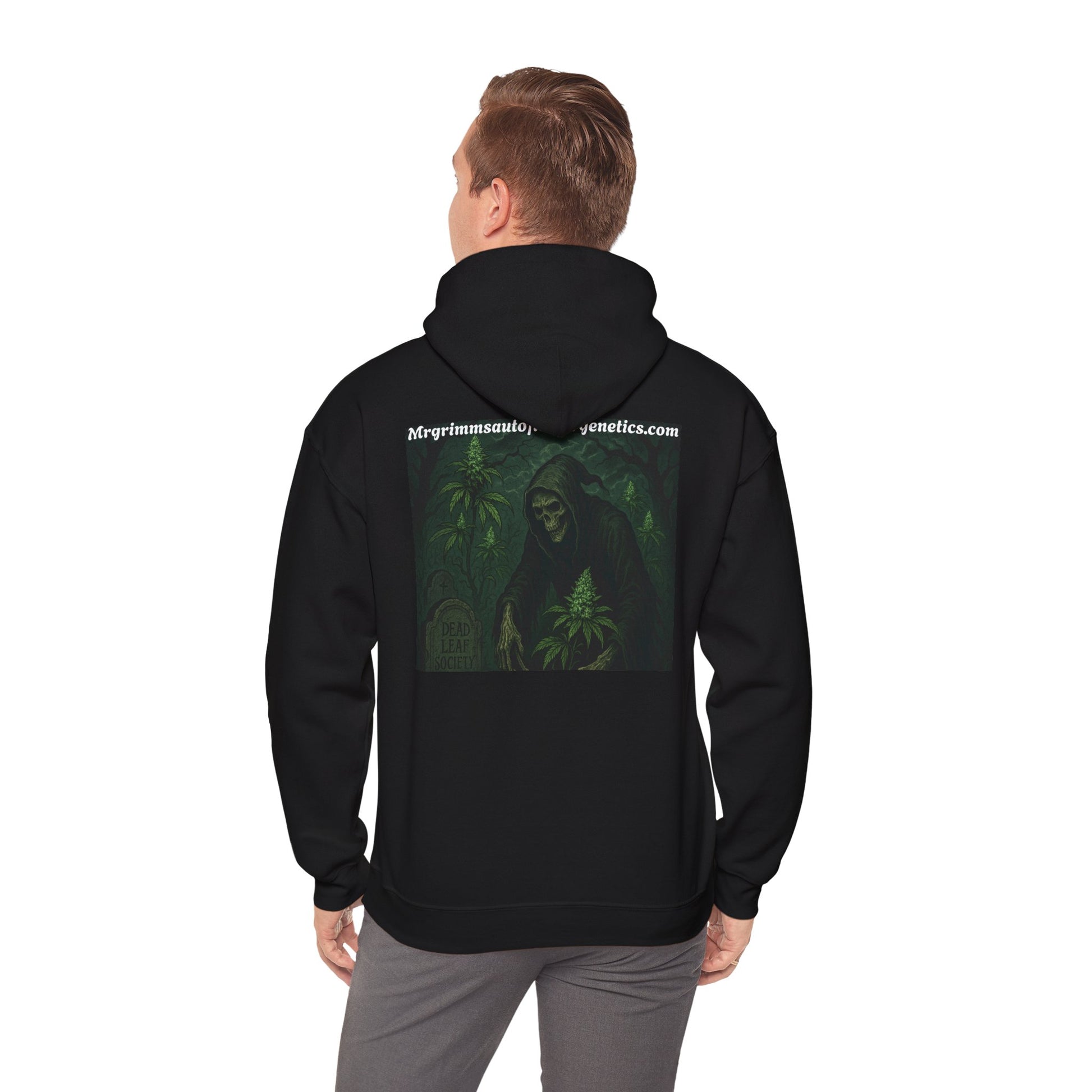 Mr. Grimm's Autoflower Genetics - Unisex Heavy Blend™ Hooded Sweatshirt - Black